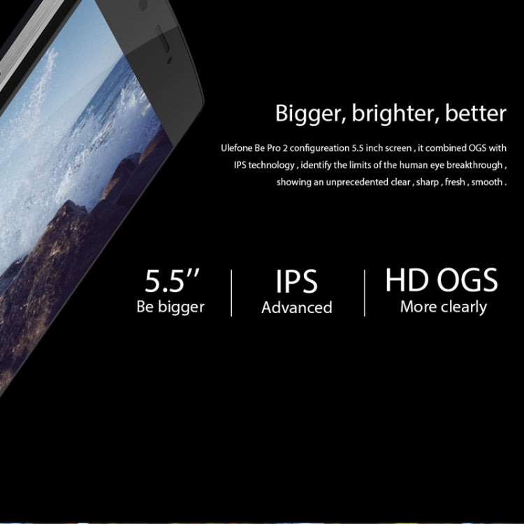 Ulefone Be Pro 2 16GB, Network: 4G, 5.5 inch Android 5.1 MT6735 Quad Core 1.0GHz, RAM: 2GB