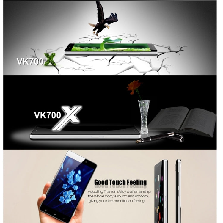 VKworld VK700X 8GB, Network: 3G, 5.0 inch Android 5.1 MTK6580A Quad Core 1.5GHz, RAM: 1GB