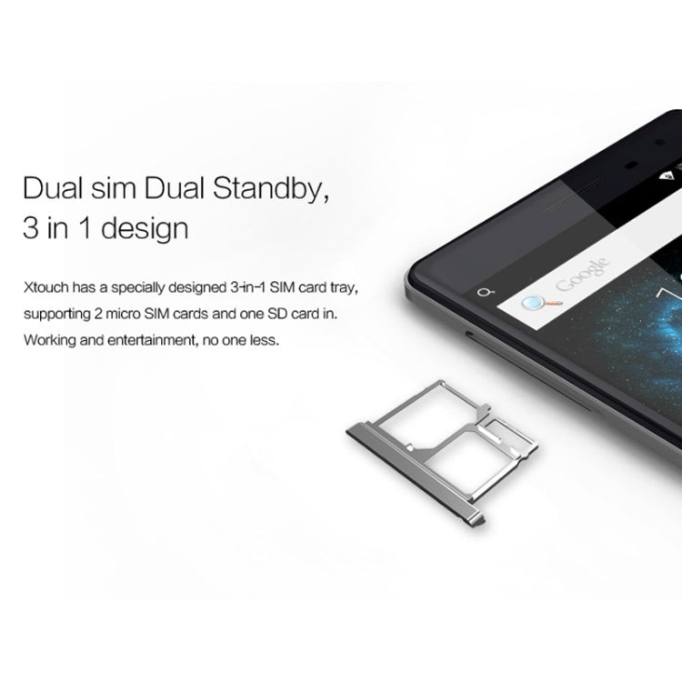 Bluboo Xtouch, 3GB+32GB, 5.0 inch Android 5.1 MT6753 Octa Core 1.3GHz, Network: 4G