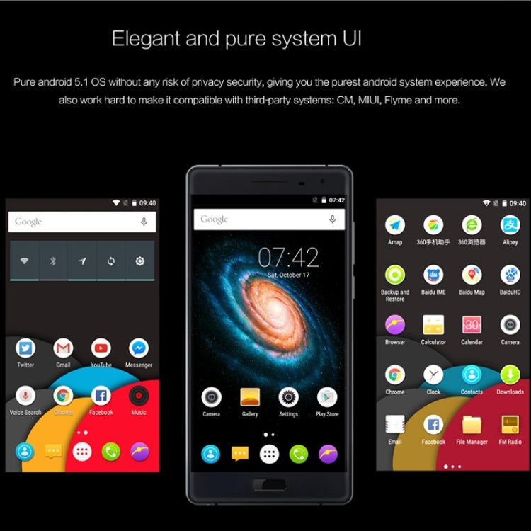 Bluboo Xtouch, 3GB+32GB, 5.0 inch Android 5.1 MT6753 Octa Core 1.3GHz, Network: 4G