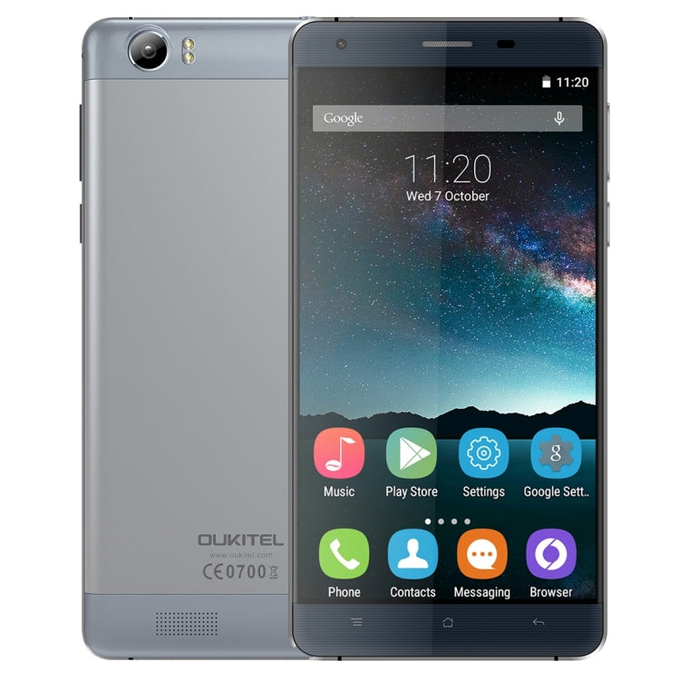[HK Warehouse] OUKITEL K6000, 2GB+16GB, 6000mAh Large Battery Capacity, 5.5 inch Android 5.1 MTK6735P Quad Core 1.0GHz, Network: 4G