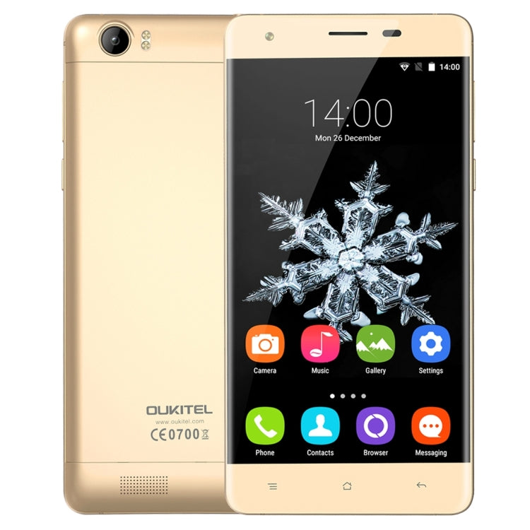 [HK Warehouse] OUKITEL K6000, 2GB+16GB, 6000mAh Large Battery Capacity, 5.5 inch Android 5.1 MTK6735P Quad Core 1.0GHz, Network: 4G