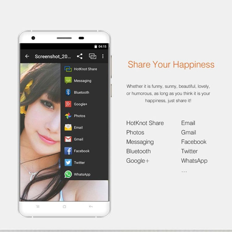 [HK Warehouse] OUKITEL K6000, 2GB+16GB, 6000mAh Large Battery Capacity, 5.5 inch Android 5.1 MTK6735P Quad Core 1.0GHz, Network: 4G