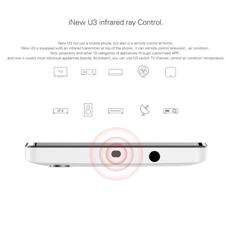 iNew U3 8GB, Network: 4G, 4.5 inch Android 5.1 MTK6735 Quad Core 1.0GHz, RAM: 1GB