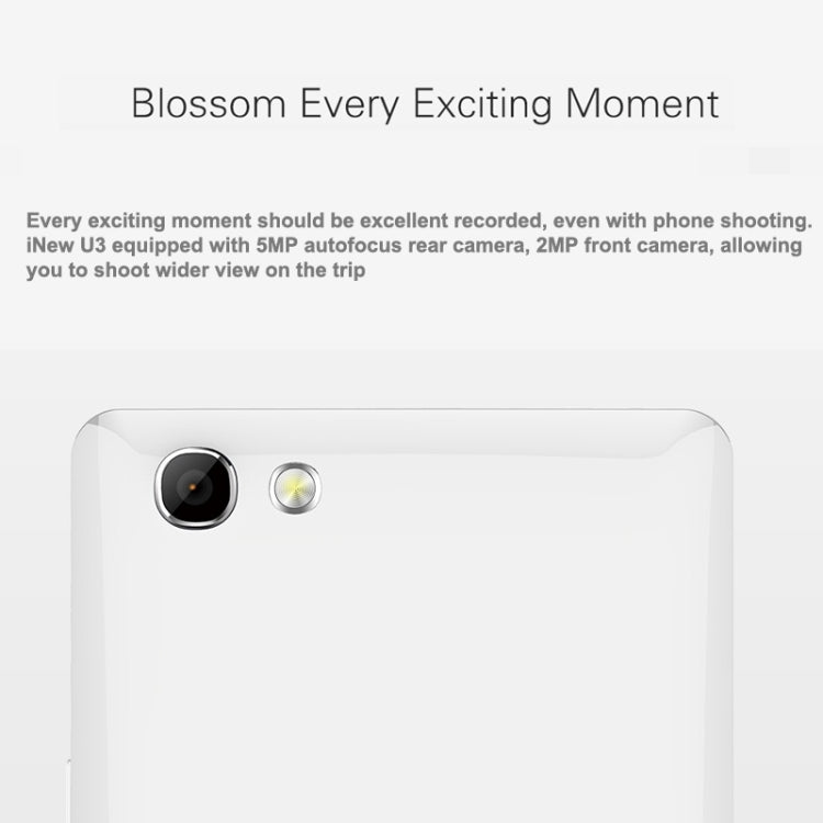 iNew U3 8GB, Network: 4G, 4.5 inch Android 5.1 MTK6735 Quad Core 1.0GHz, RAM: 1GB