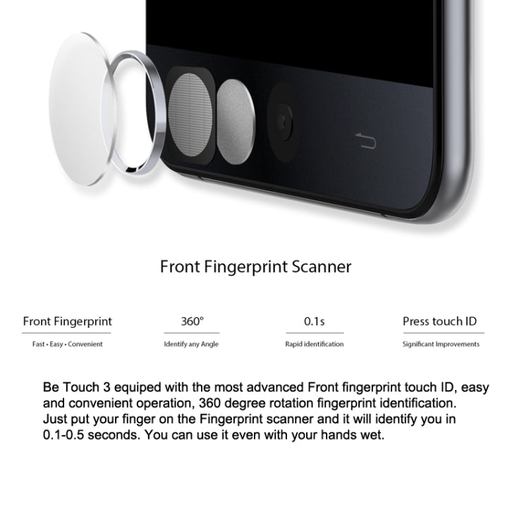 Ulefone Be Touch 3 16GB, Network: 4G, 5.5 inch Android 5.1 MT6753 Octa Core 1.3GHz, RAM: 3GB