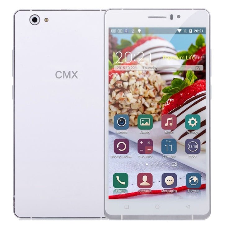 CMX C10, 1GB+8GB, 6 inch Android 5.1 MTK6580 Quad Core 1.3GHz, Network: 3G(White)
