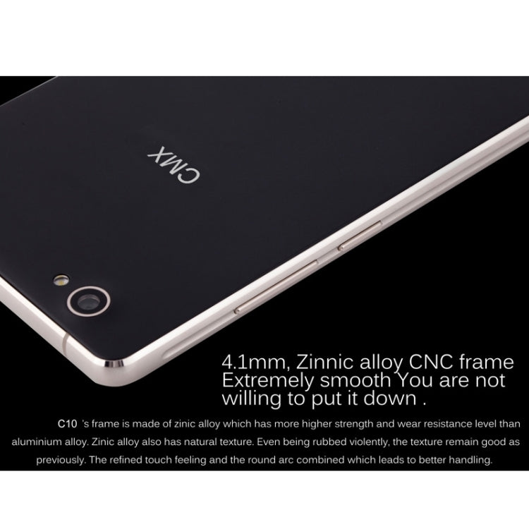 CMX C10, 1GB+8GB, 6 inch Android 5.1 MTK6580 Quad Core 1.3GHz, Network: 3G(White)