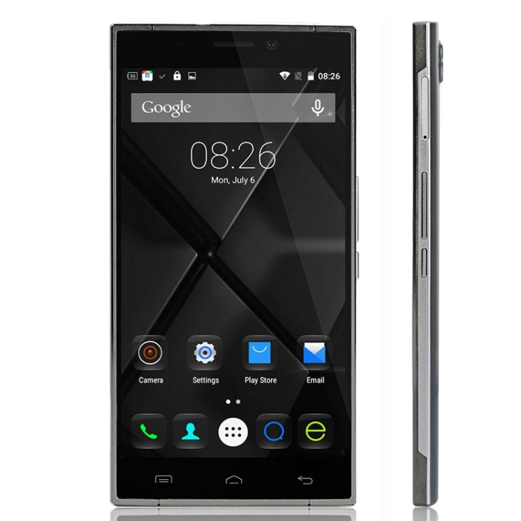 DOOGEE F5 16GB, Network: 4G, Fingerprint ID, Smart motion, 5.5 inch Android 5.1 MT6753 Octa-core 1.3GHz, RAM:3GB(Silver)