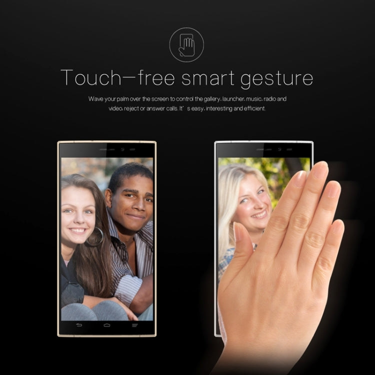 DOOGEE F5 16GB, Network: 4G, Fingerprint ID, Smart motion, 5.5 inch Android 5.1 MT6753 Octa-core 1.3GHz, RAM:3GB(Silver)