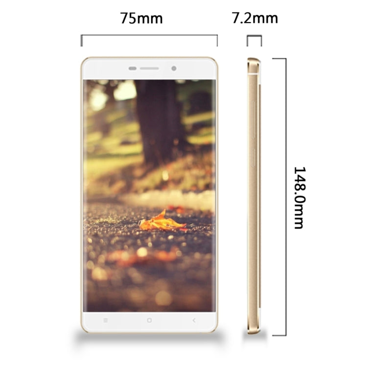 VKworld Discovery S2 16GB, Network: 4G, Naked-eye 3D, 5.5 inch Android 5.1 MTK6735a Quad Core 1.5GHz, RAM:2GB, Dual SIM, OTG(Gold)