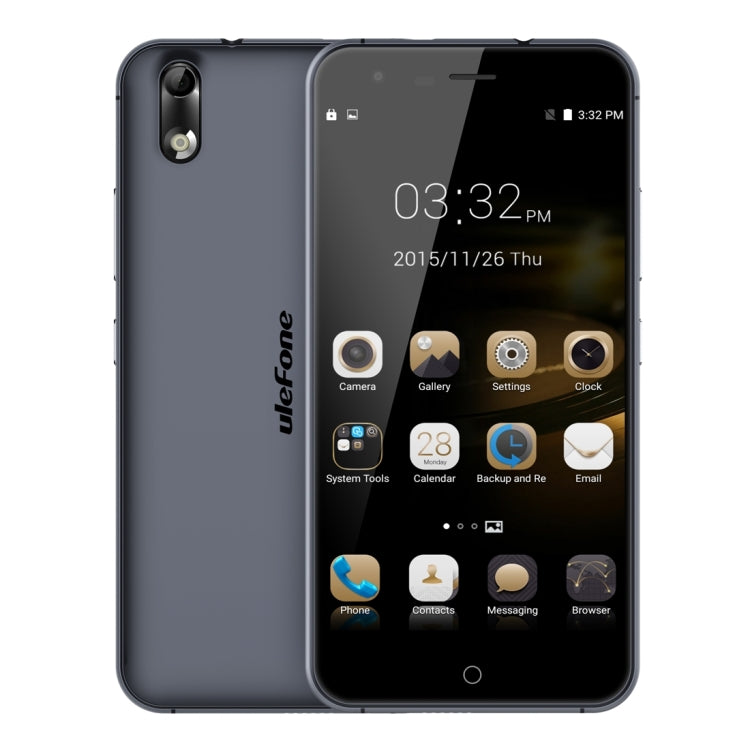 Ulefone Paris X, 2GB+16GB, 5 inch IPS 2.5D Screen Android 5.1 MTK6735 Quad-core 1.0GHz, Network: 4G(Black)