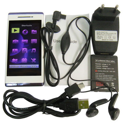 S860 GSM Touch Mobile Phone, Slide Design, Bluetooth FM & JAVA & TV, Dual SIM, Quad Band, Network: 2G