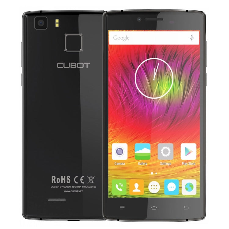 CUBOT S600, 2GB+16GB, 5.0 inch Android 5.1 MT6735A Quad-core 1.3GHz, Network: 4G(Black)