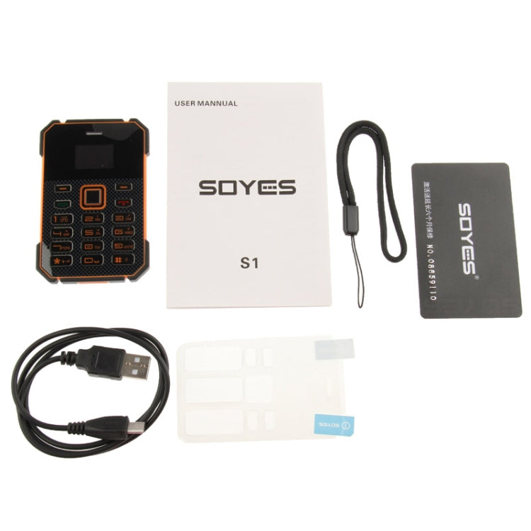SOYES S1 Card Mobile Phone, 5.8mm Ultra Thin Mini, Low Radiation Bluetooth FM Radio, Network: 2G