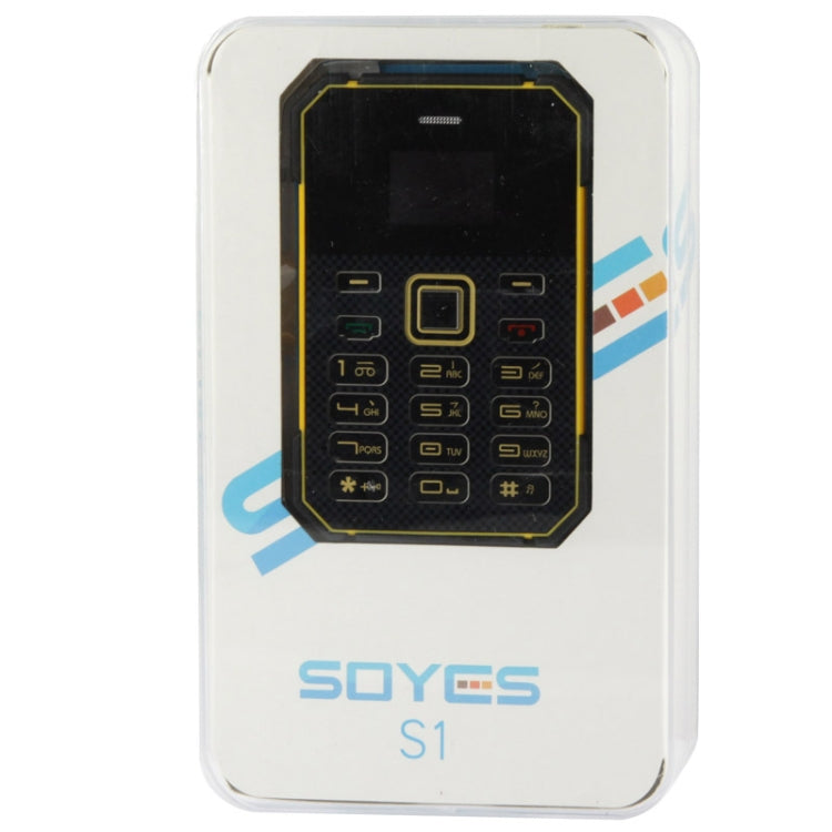 SOYES S1 Card Mobile Phone, 5.8mm Ultra Thin Mini, Low Radiation Bluetooth FM Radio, Network: 2G