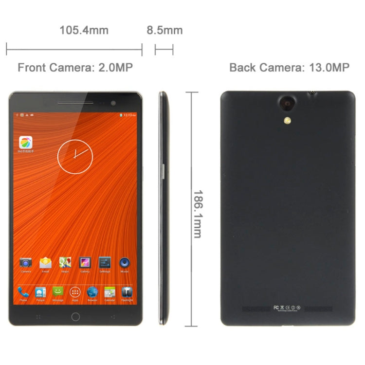 Ulefone U69 / U7 16GB, Network: 3G, 7.0 inch Ultra Slim Phablet, MTK6592 1.7GHz Octa Core, RAM: 2GB