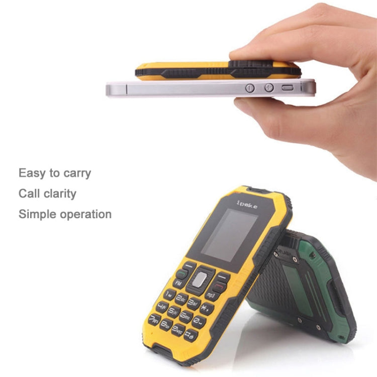 IPake Q8 GSM Card Phone, Ultrathin Rugged Mini Dustproof & Shockproof, Bluetooth, Neteork: 2G(Black)