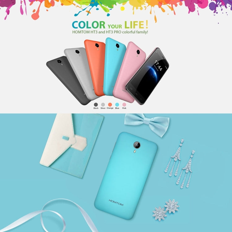 [HK Warehouse] HOMTOM HT3, 1GB+8GB, 5 inch Android 5.1 MTK6580A Quad Core up to 1.3GHz, Network: 3G