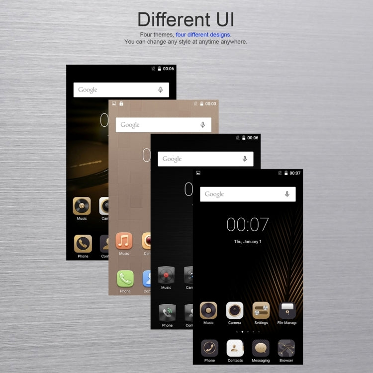[HK Warehouse] HOMTOM HT3, 1GB+8GB, 5 inch Android 5.1 MTK6580A Quad Core up to 1.3GHz, Network: 3G