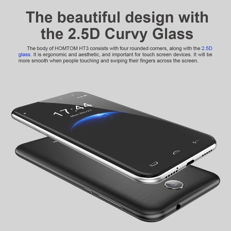 [HK Warehouse] HOMTOM HT3, 1GB+8GB, 5 inch Android 5.1 MTK6580A Quad Core up to 1.3GHz, Network: 3G
