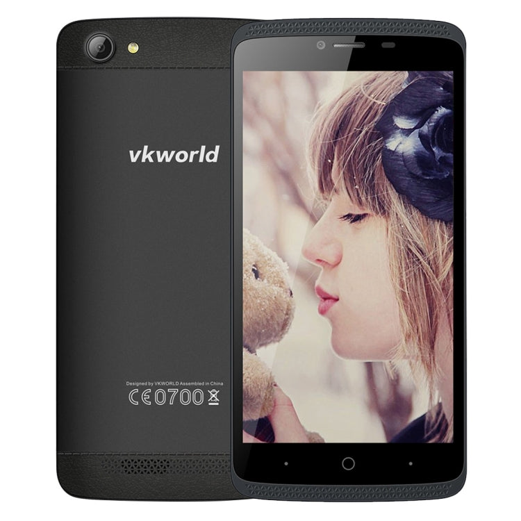 VKworld VK700 Max  8GB, Network: 3G, 5.0 inch Android 5.1 MTK6580A Quad Core 1.3GHz, RAM: 1GB,