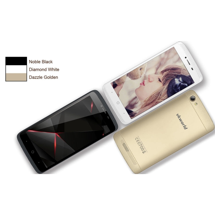 VKworld VK700 Max  8GB, Network: 3G, 5.0 inch Android 5.1 MTK6580A Quad Core 1.3GHz, RAM: 1GB,