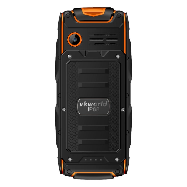 VKworld New Stone V3, Triple SIM, IP68 Waterproof Shockproof Dustproof, 3000mAh Large Capacity, 2.4 inch, SC6531CA Chipset, 21 Keys, LED Flashlight, FM, TF, Russian Keyboard