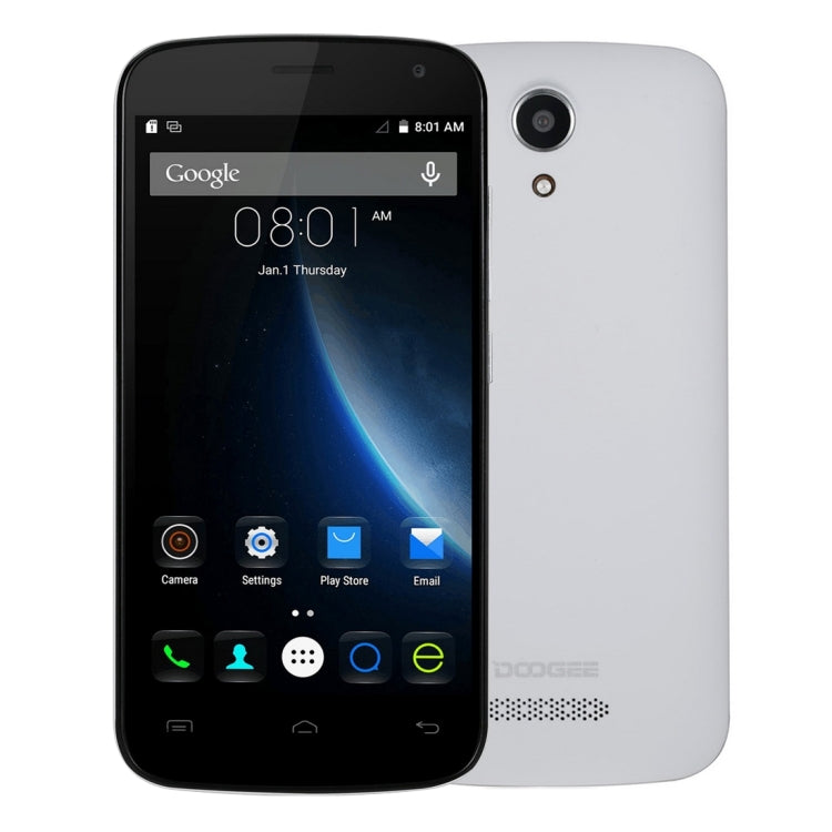 [HK Warehouse] DOOGEE X3, 1GB+8GB, Thin and light, 4.5 inch Android 5.1 MT6580 Quad Core, Network: 3G