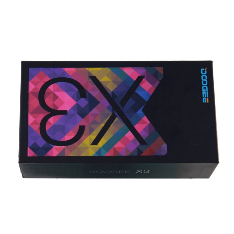 [HK Warehouse] DOOGEE X3, 1GB+8GB, Thin and light, 4.5 inch Android 5.1 MT6580 Quad Core, Network: 3G