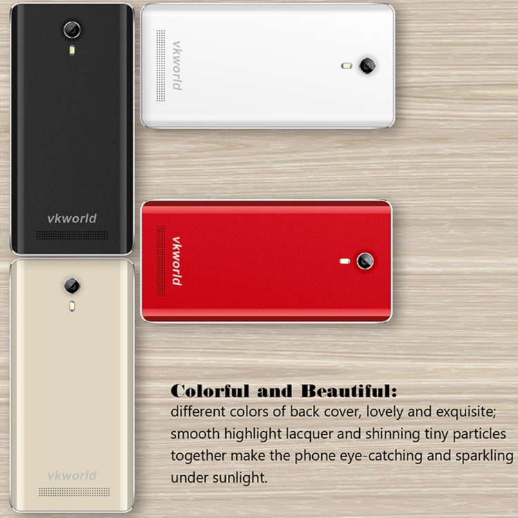 VKworld F1, 1GB+8GB, 4.5 inch Android 5.1 MTK6580-1.3GHz Quad-core, Network: 3G, Dual SIM, GPS, FM