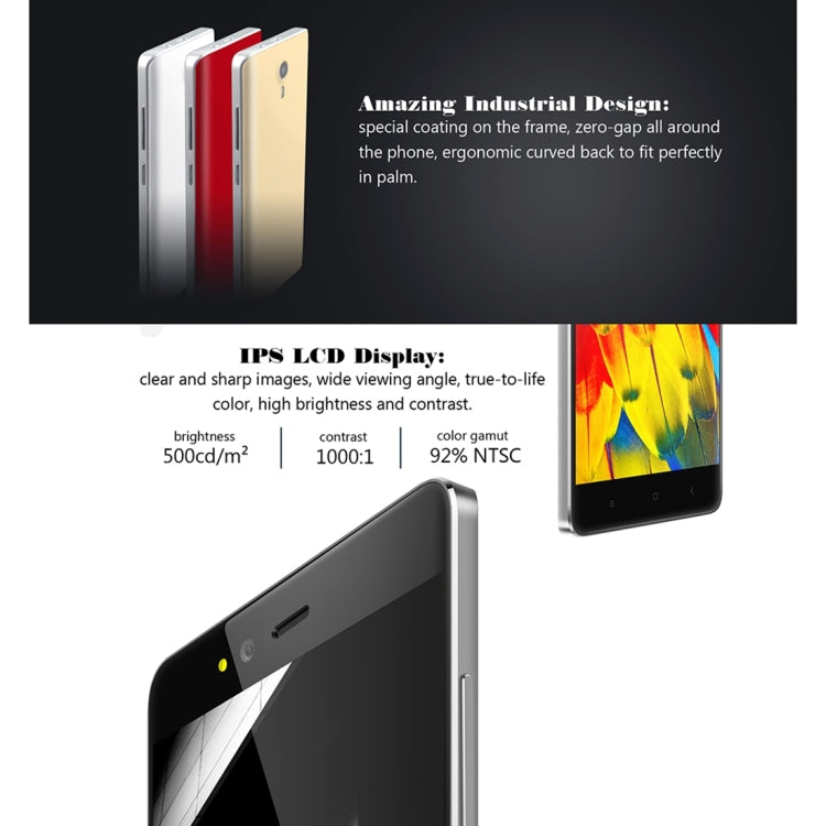 VKworld F1, 1GB+8GB, 4.5 inch Android 5.1 MTK6580-1.3GHz Quad-core, Network: 3G, Dual SIM, GPS, FM
