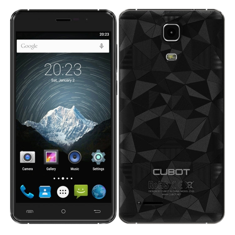 CUBOT Z100, 1GB+16GB, 5.0 inch Android 5.1 MT6735 Quad-Core 1.0GHz, Network: 4G