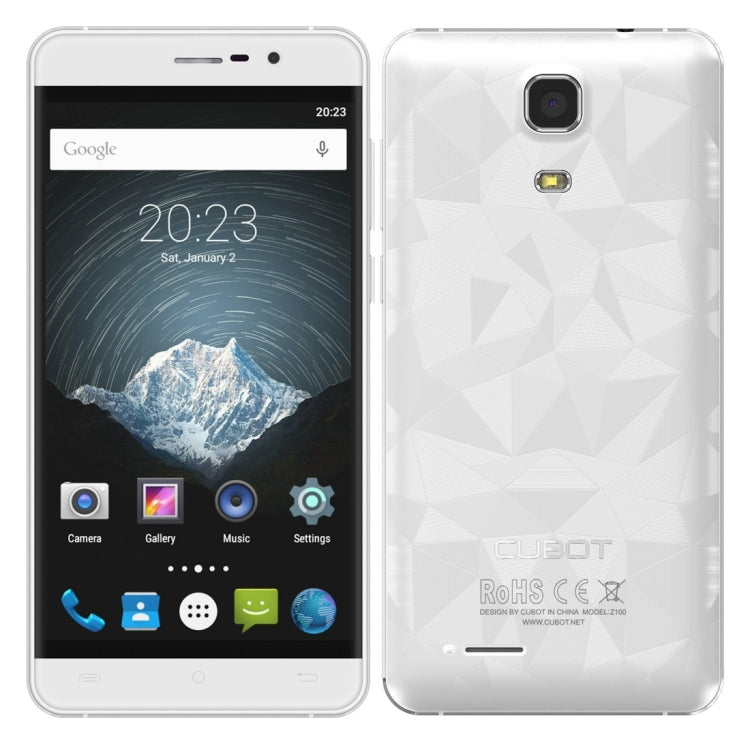 CUBOT Z100, 1GB+16GB, 5.0 inch Android 5.1 MT6735 Quad-Core 1.0GHz, Network: 4G