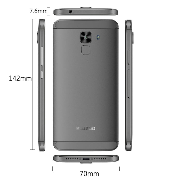 Bluboo Xfire 2, 1GB+8GB, 5 inch Android 5.1 MTK6580 Quad Core 1.2GHz, Network: 3G