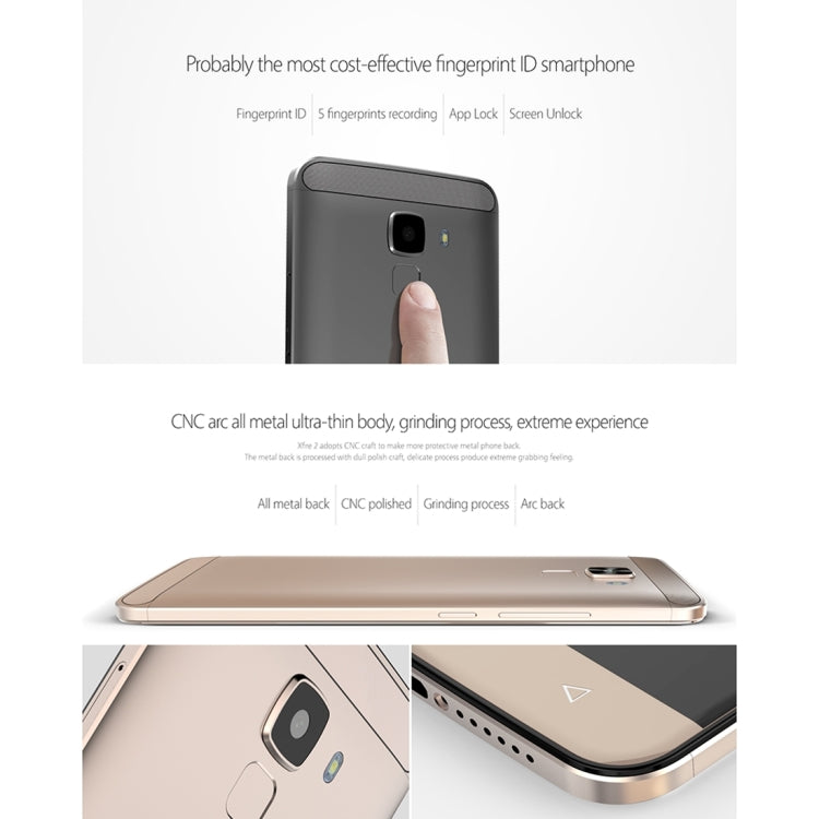 Bluboo Xfire 2, 1GB+8GB, 5 inch Android 5.1 MTK6580 Quad Core 1.2GHz, Network: 3G