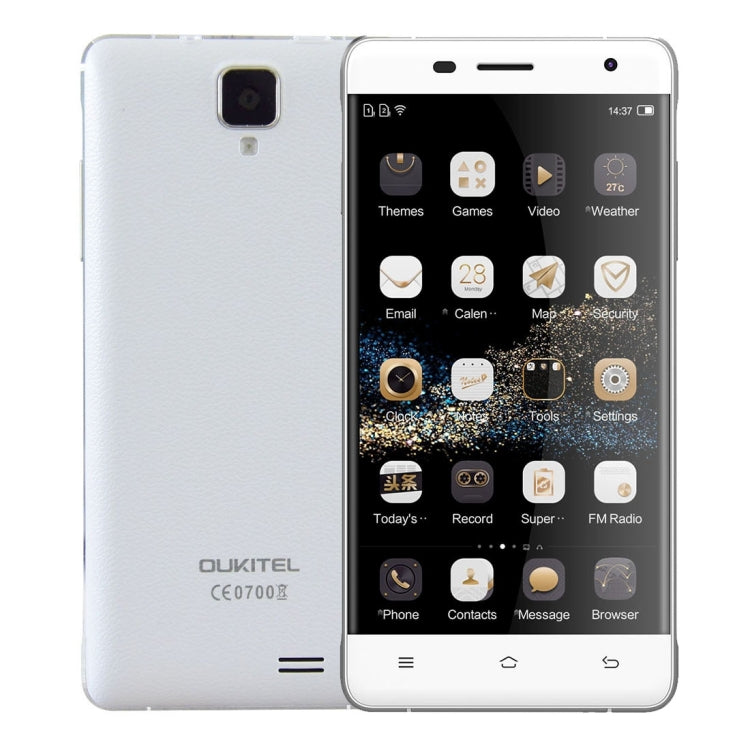 [HK Warehouse] OUKITEL K4000 Pro Smartphone 16GB, 5.0 inch Android 5.1 MTK6735P Quad Core 1.0GHZ, RAM: 2GB, Network: 4G, OTG, OTA, GPS, FM