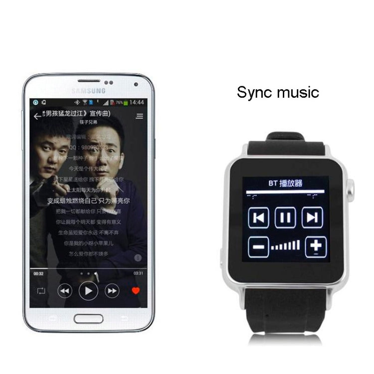 ZGPAX S69 GSM Smart Watch Phone, Pedometer / Sleep Traker / Anti-Lost / Bluetooth / 2.0M Camera, Network: 2G(Silver)