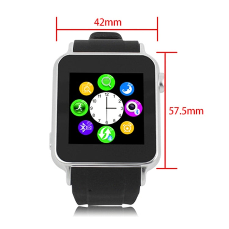 ZGPAX S69 GSM Smart Watch Phone, Pedometer / Sleep Traker / Anti-Lost / Bluetooth / 2.0M Camera, Network: 2G(Silver)