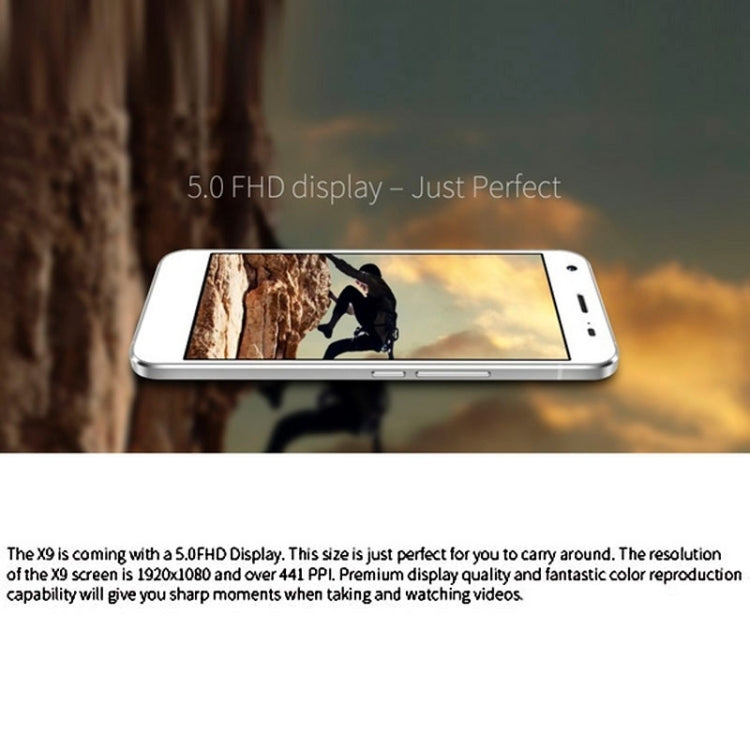 Iocean X9, 3GB+16GB, 5.0 inch Android 4.4, MT6752 Octa core 1.7GHz, OTG, Dual Band Wifi, GPS, Network: 4G(Black)