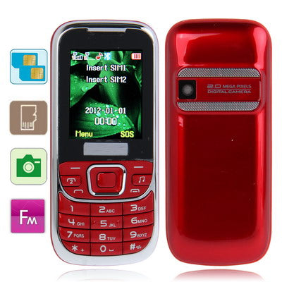 D900 Dual Band GSM Mobile Phone, Bluetooth FM, Dual SIM, Network: 2G
