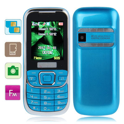 D900 Dual Band GSM Mobile Phone, Bluetooth FM, Dual SIM, Network: 2G