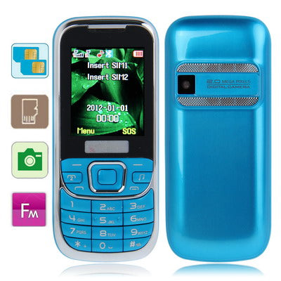 D900 Dual Band GSM Mobile Phone, Bluetooth FM, Dual SIM, Network: 2G