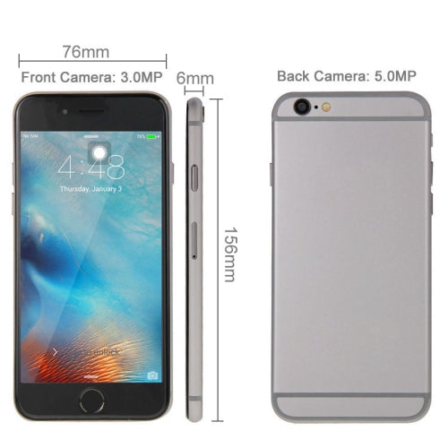 i6s Plus 3G Smart Phone 8GB, FingerPrint Unlock 5.5 inch Android 4.4, MTK6582 Quad Core, RAM: 1GB, 5.0MP Rear Camera
