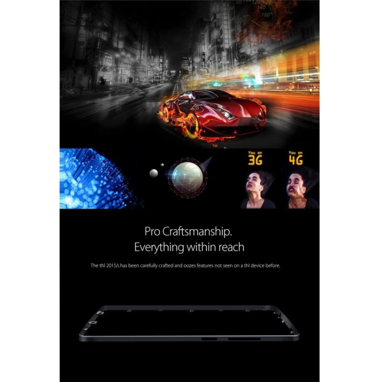 THL 2015A 16GB, Network: 4G, 5.0 inch Android 5.1 with Litchi Texture Leather Case, RAM: 2GB(Black)