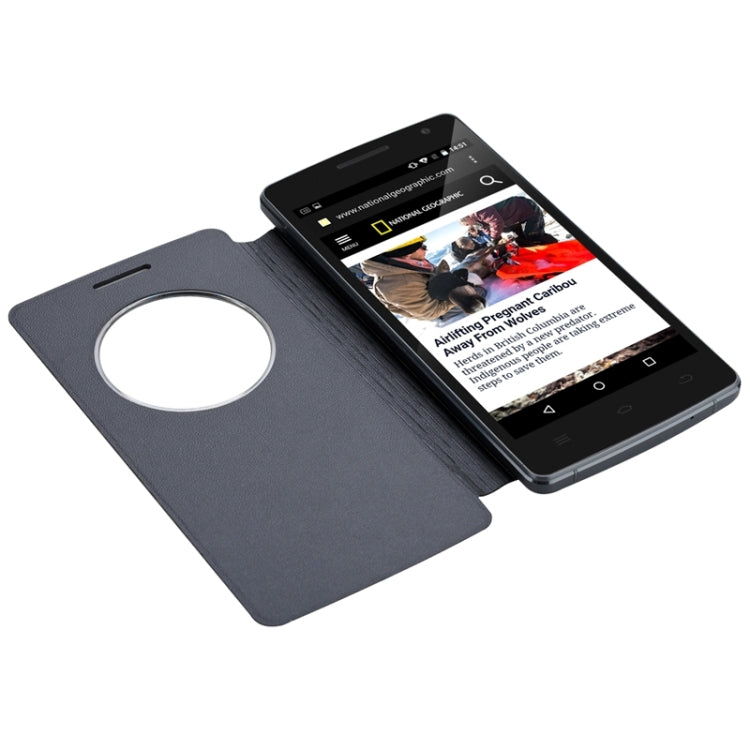 THL 2015A 16GB, Network: 4G, 5.0 inch Android 5.1 with Litchi Texture Leather Case, RAM: 2GB(Black)