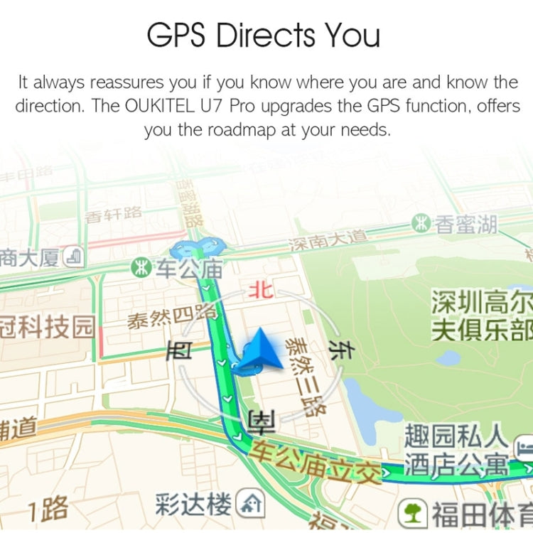 [HK Warehouse] oukitel U7 Pro 8GB, Network: 3G, 5.5 inch Android 5.1 MT6580 Quad Core 1.3GHz, RAM: 1GB(Grey)