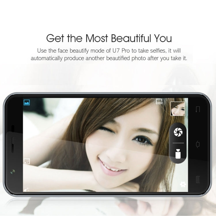 [HK Warehouse] oukitel U7 Pro 8GB, Network: 3G, 5.5 inch Android 5.1 MT6580 Quad Core 1.3GHz, RAM: 1GB(Grey)