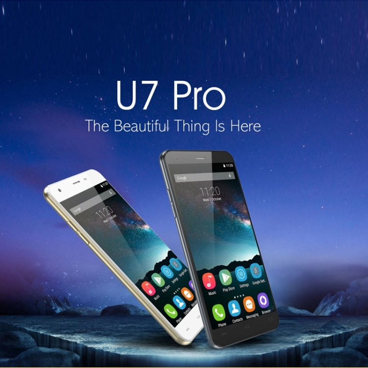 [HK Warehouse] oukitel U7 Pro 8GB, Network: 3G, 5.5 inch Android 5.1 MT6580 Quad Core 1.3GHz, RAM: 1GB(Grey)