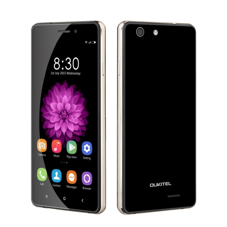 OUKITEL U2 8GB, Network: 4G, 5.0 inch Android 5.1 MT6735M, Quad Core, 1.0GHz, RAM: 1GB(Black)